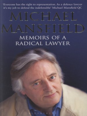 cover image of Memoirs of a radical lawyer